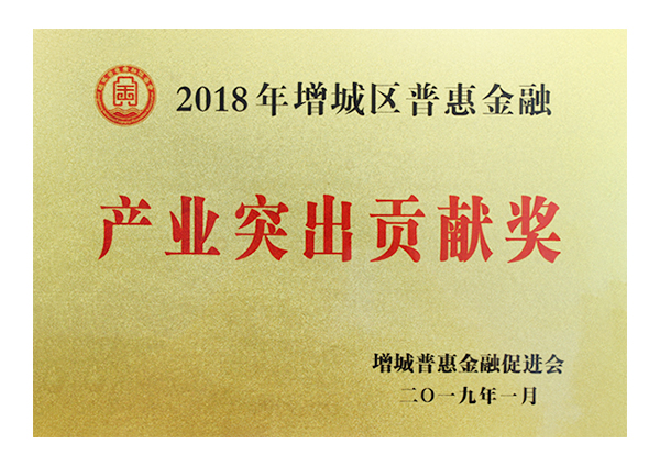 2018年度產(chǎn)業(yè)突出貢獻(xiàn)獎